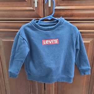 Levi's Navy Sweatshirt with Red Logo With Matching Pants